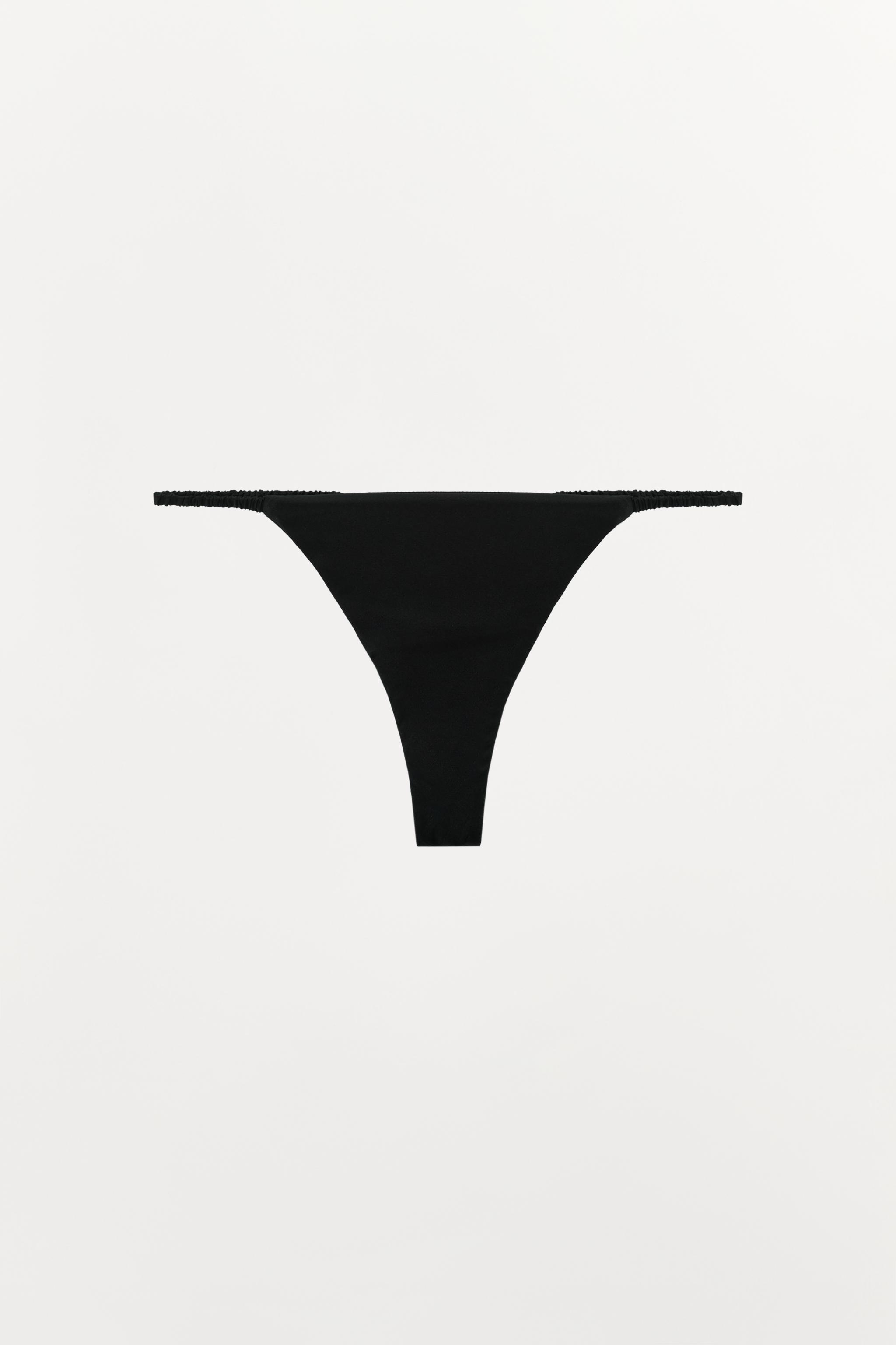 SILK BLEND THONG